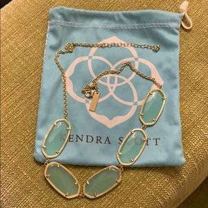 Kendra Scott light blue necklace
